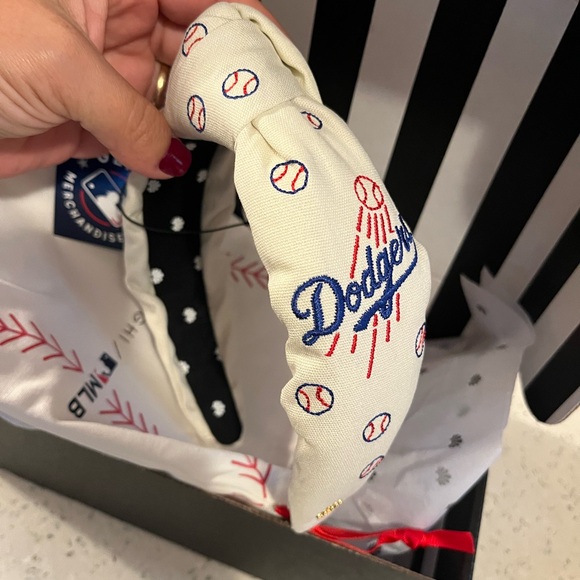 MLB Dodgers Embroidered Headband - Picture 1 of 3